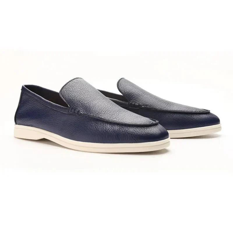 The Label ™ | Oud geld rundleren loafers