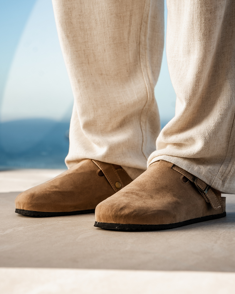 The Label ™ | Old Money Suede Clogs
