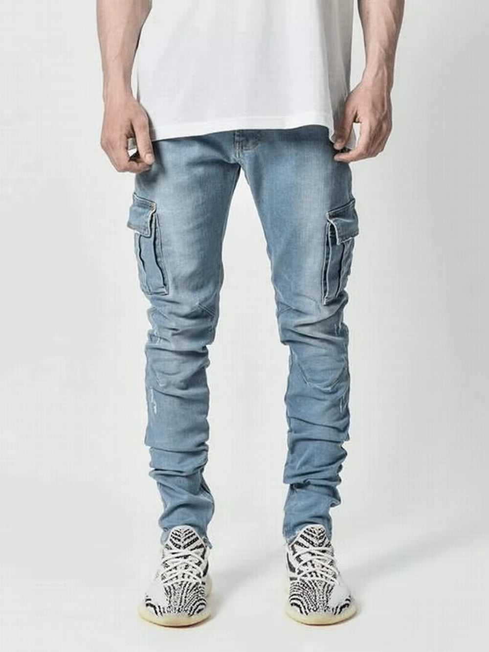 The Label ™ | Cargo Street Elastic Jeans