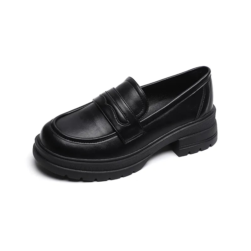 The Label ™ | Oude geld leren loafers