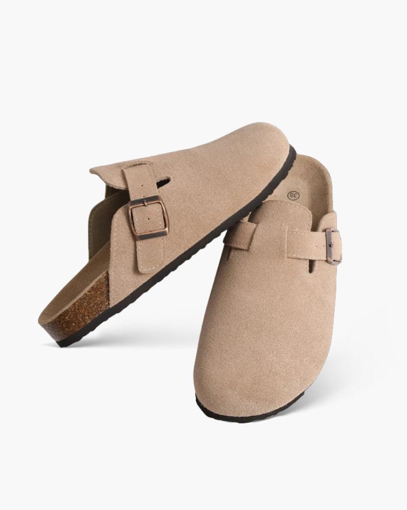 The Label ™ | Old Money Suede Clogs