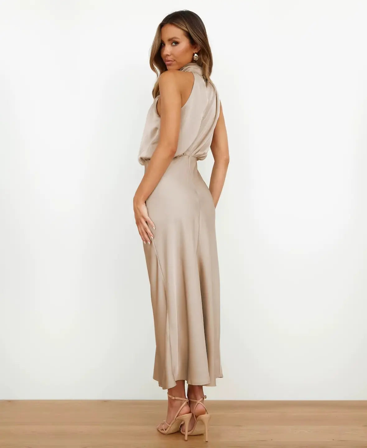 SATIN DRESS