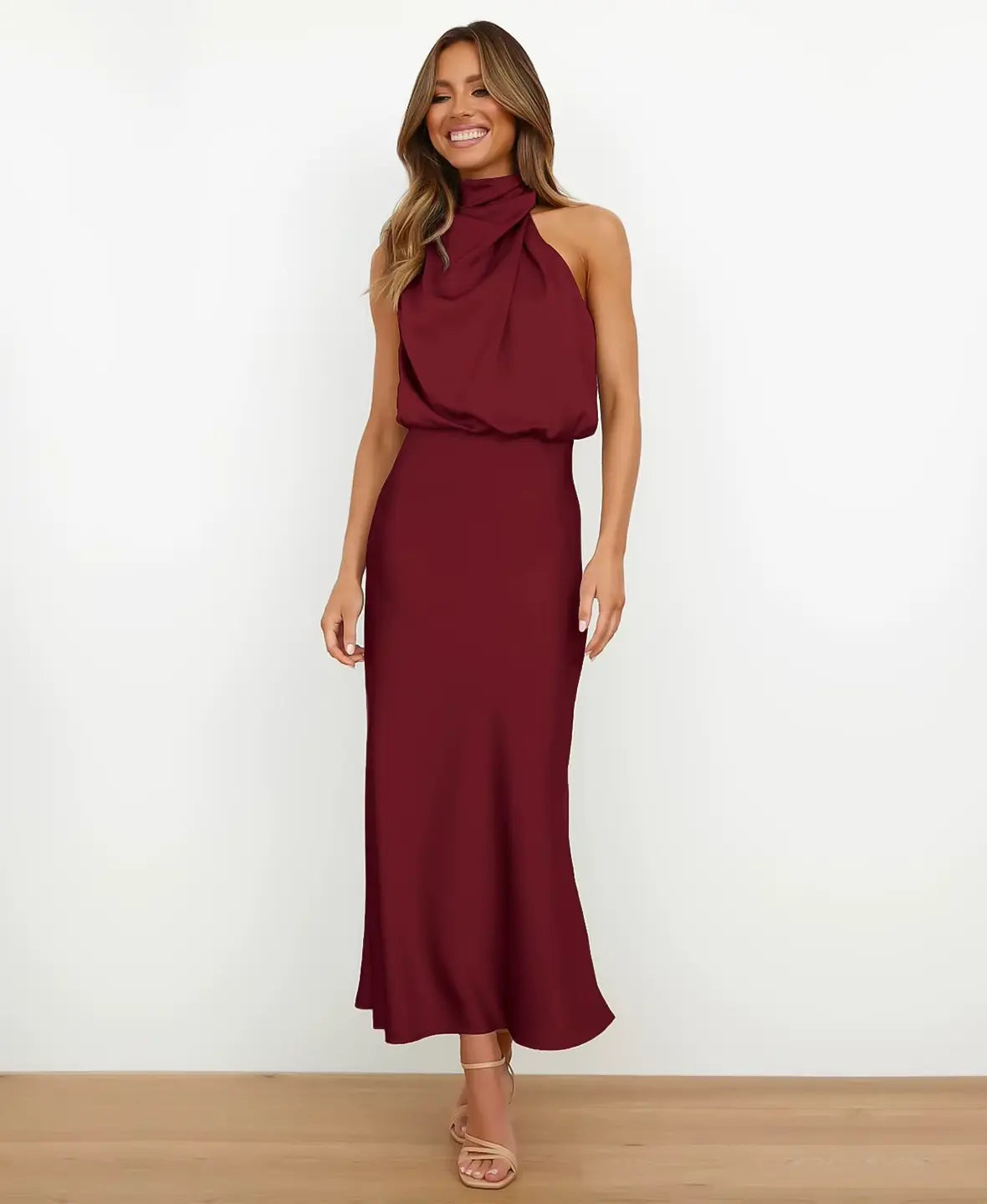 SATIN DRESS