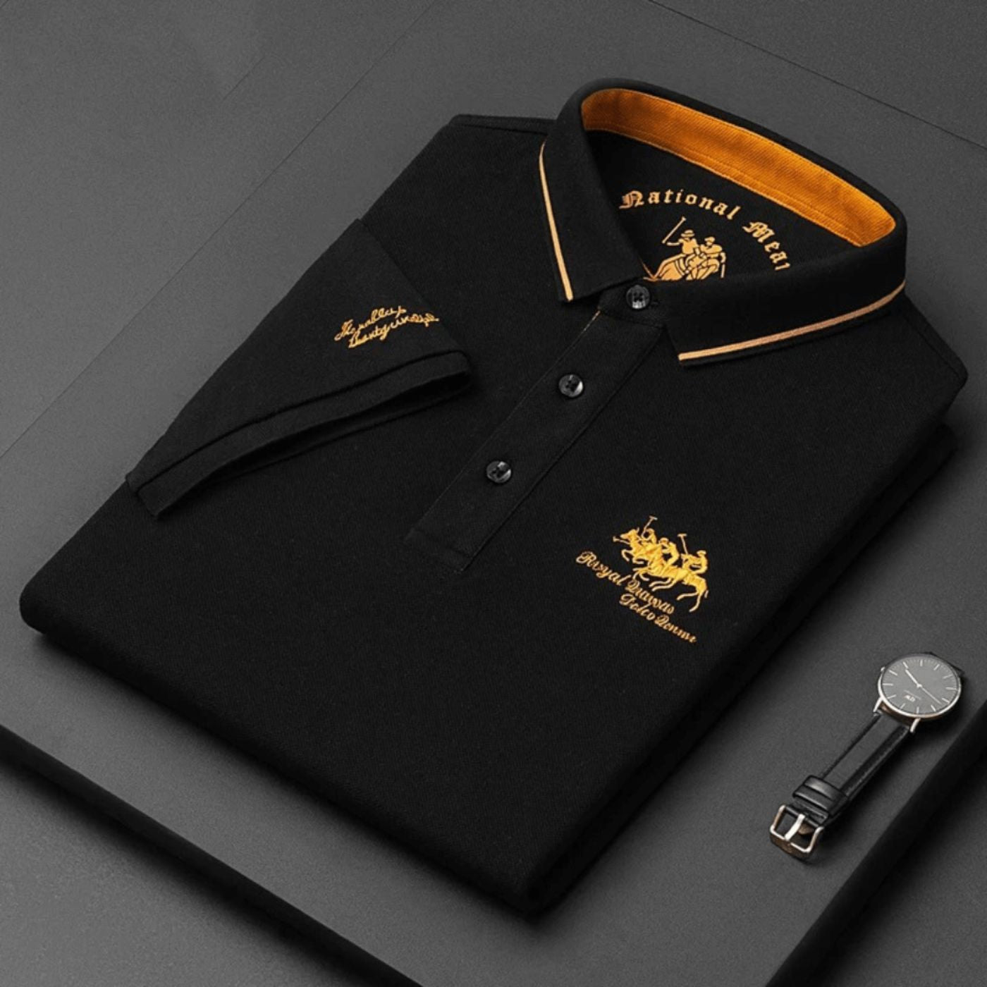 The Label™ | Luxe mannenpolo (1+1 gratis)