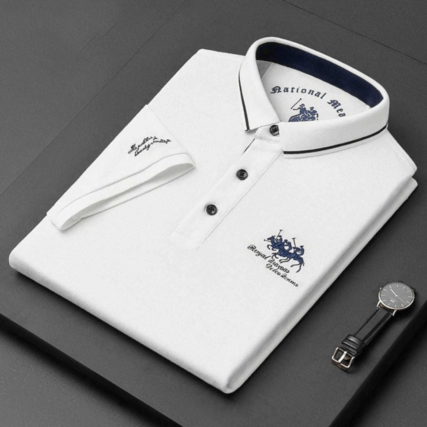 The Label™ | Luxe mannenpolo (1+1 gratis)