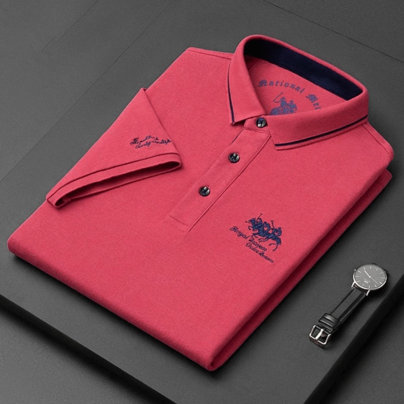 The Label™ | Luxe mannenpolo (1+1 gratis)
