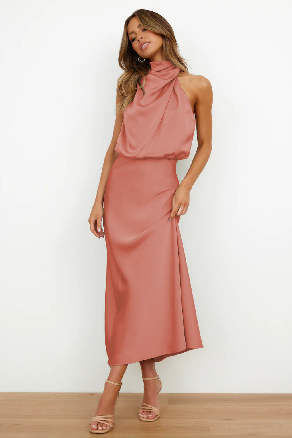 SATIN DRESS