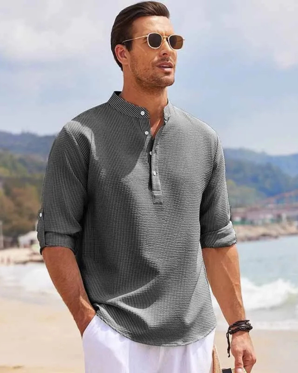The Label ™ | Poloshirt met lange mouwen