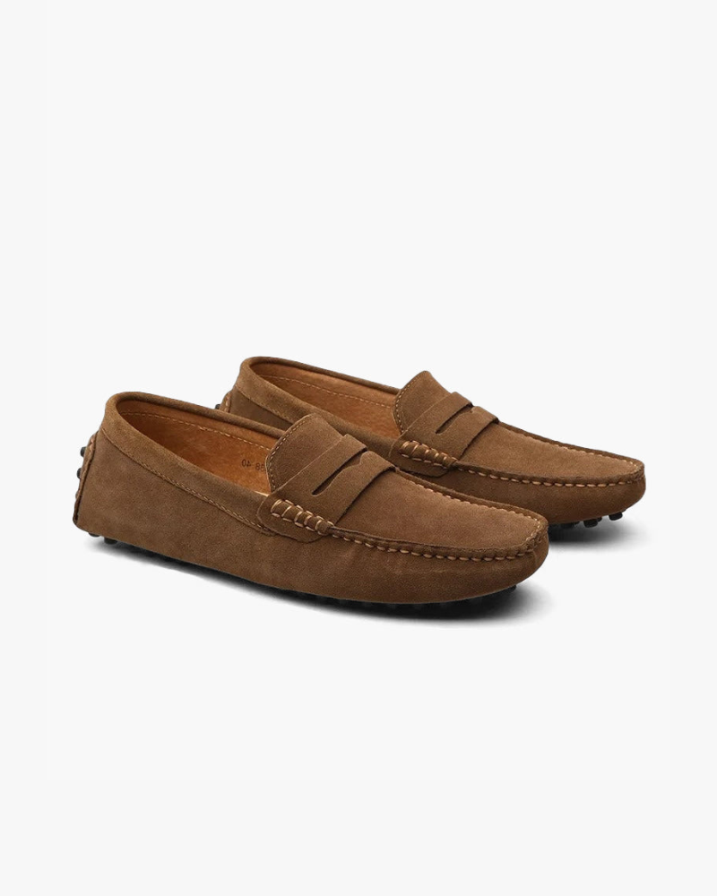 The Label ™ | Suede Driver Loafers