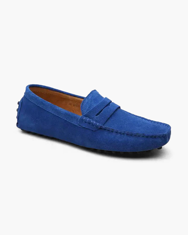 The Label ™ | Suede Driver Loafers