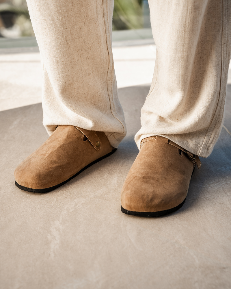 The Label ™ | Old Money Suede Clogs