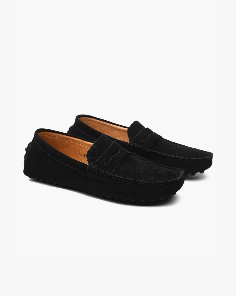 The Label ™ | Suede Driver Loafers