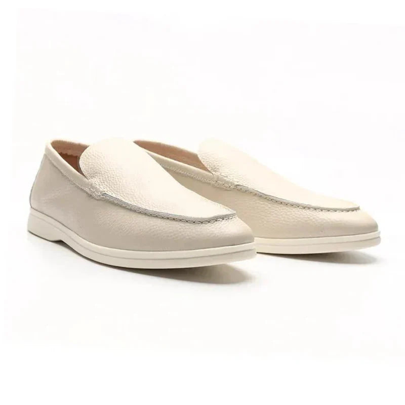 The Label ™ | Oud geld rundleren loafers