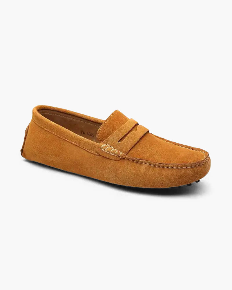 The Label ™ | Suede Driver Loafers