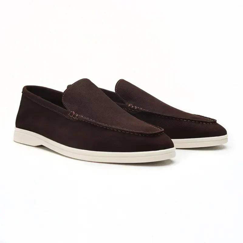 The Label ™ | Oud geld rundleren loafers
