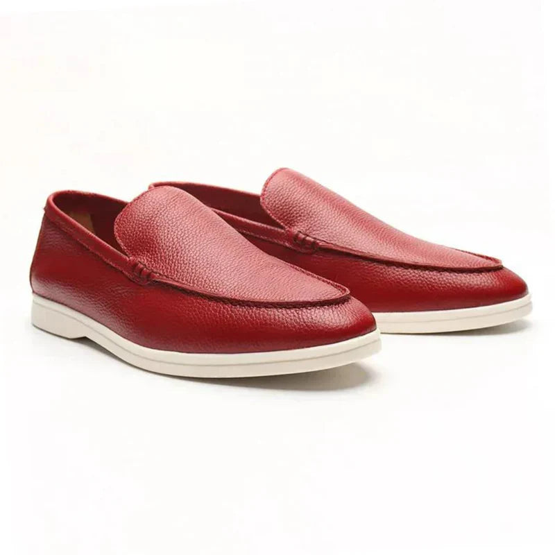 The Label ™ | Oud geld rundleren loafers