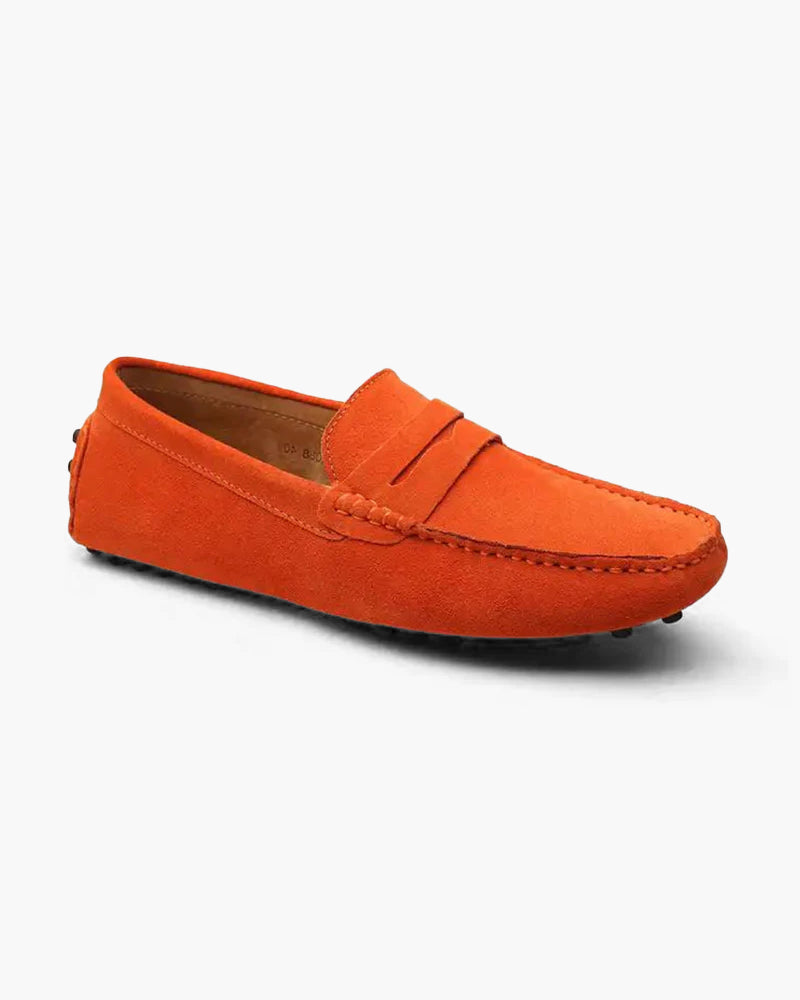 The Label ™ | Suede Driver Loafers