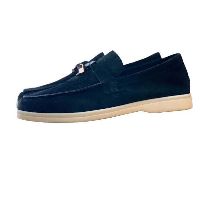 The Label ™ | Suède dames loafers