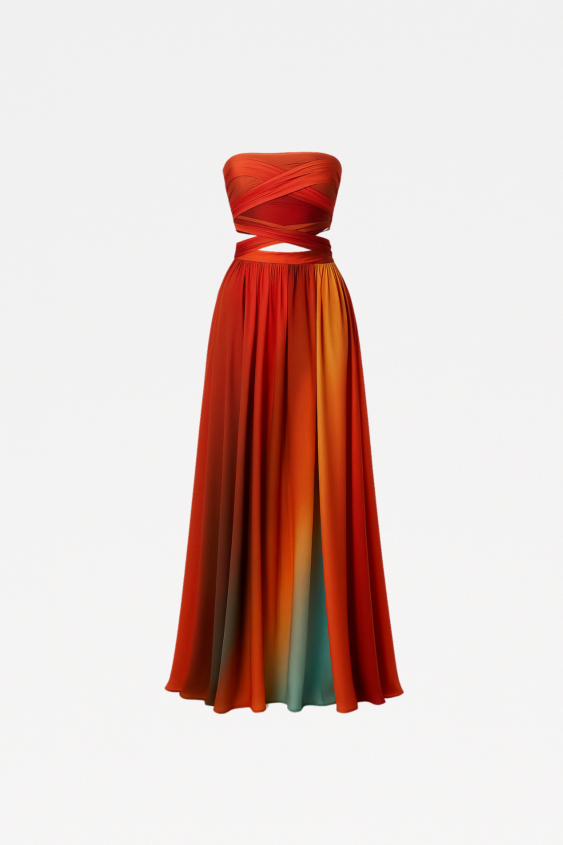 LONG DRESS WITH STRAPS