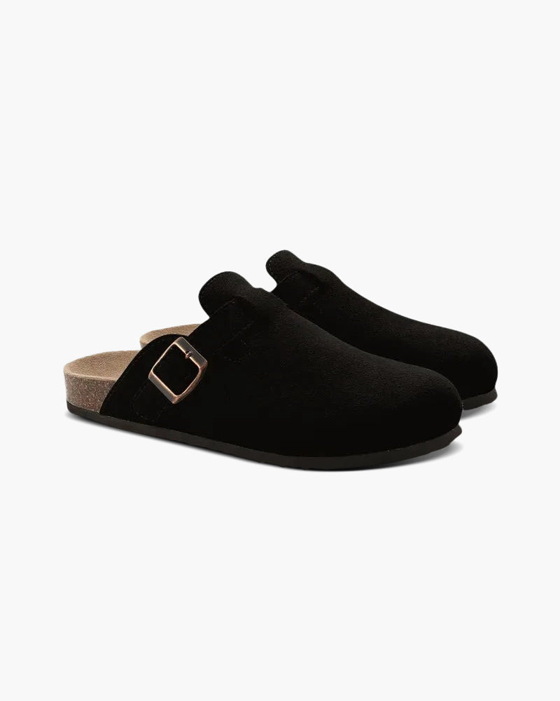 The Label ™ | Old Money Suede Clogs