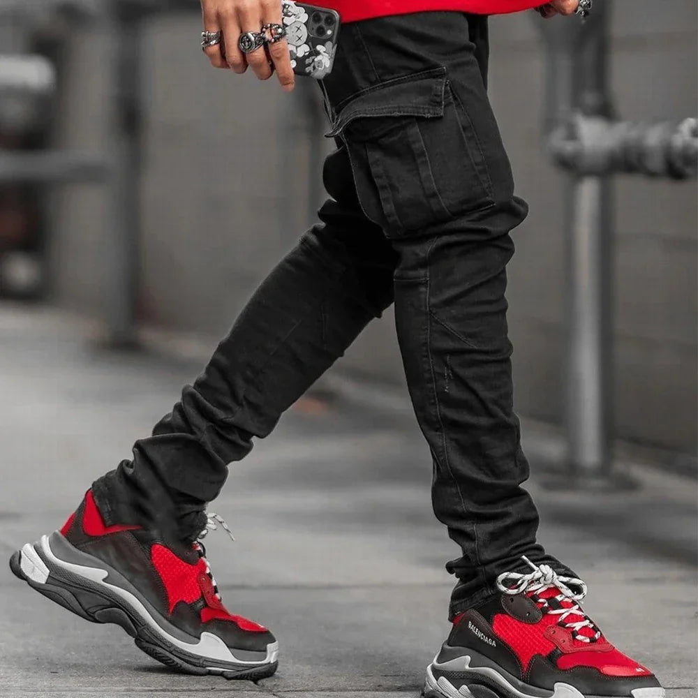 The Label ™ | Cargo Street Elastic Jeans