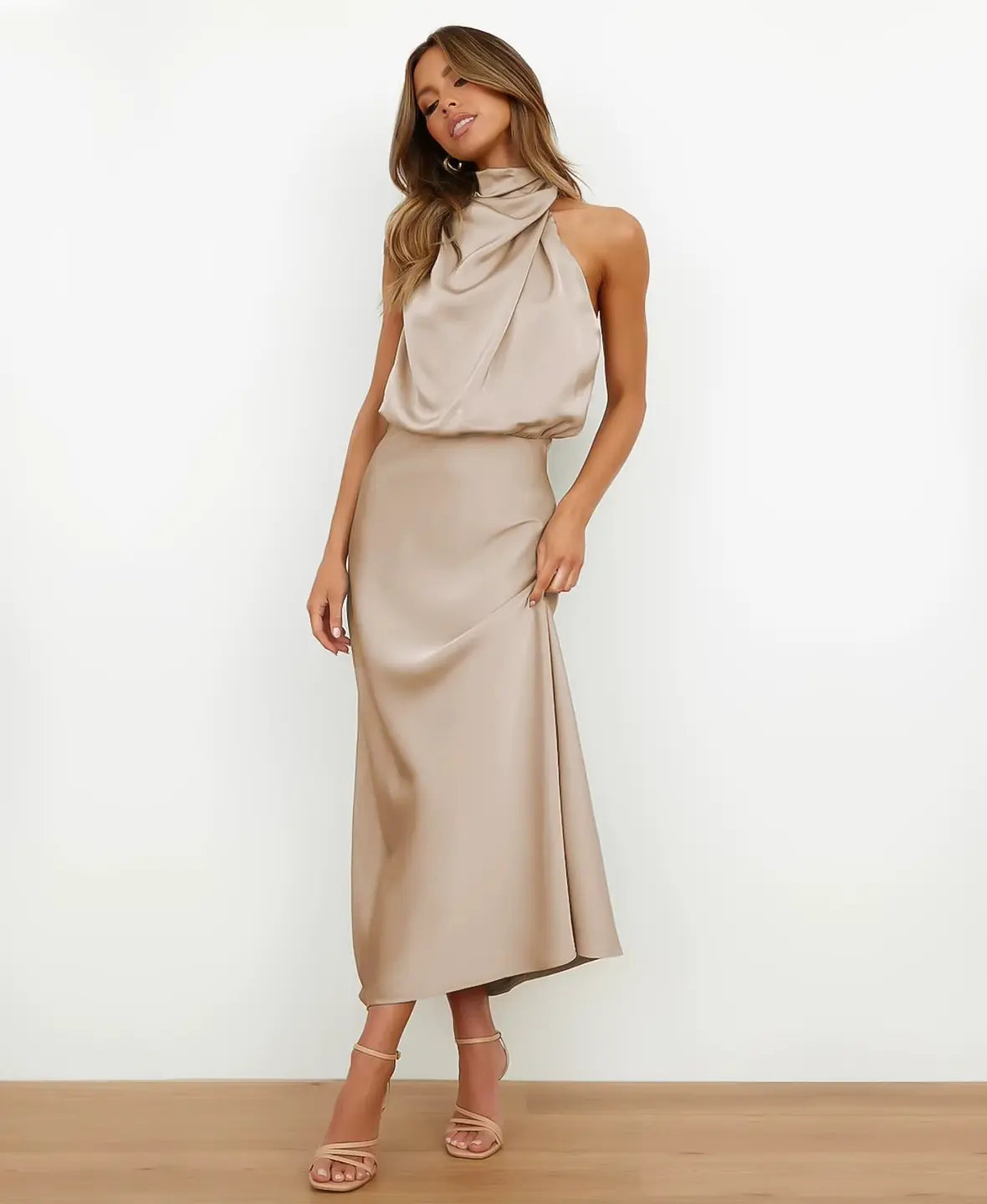SATIN DRESS