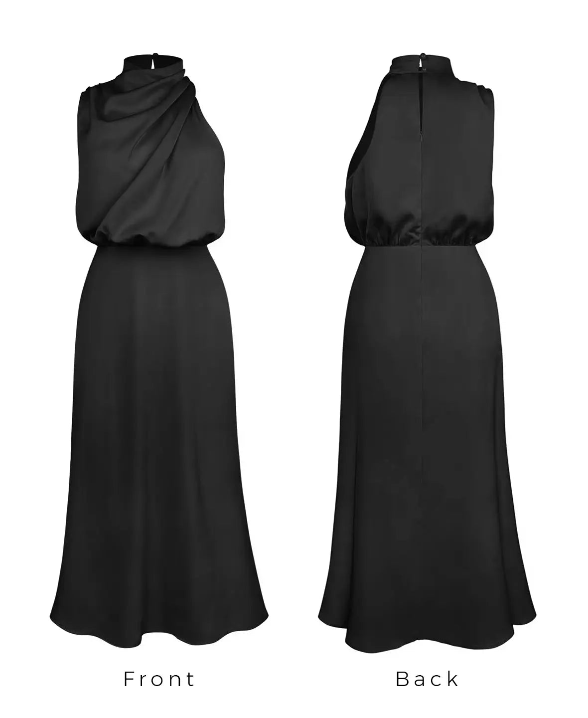 SATIN DRESS