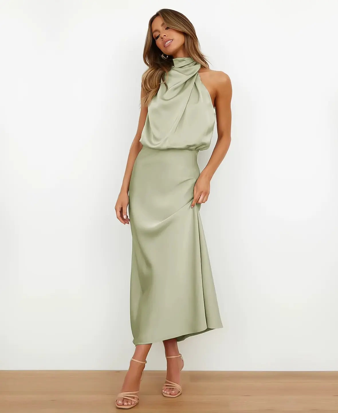 SATIN DRESS