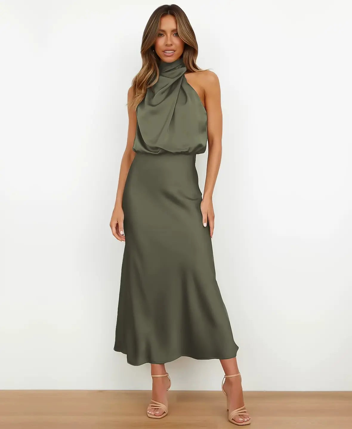 SATIN DRESS