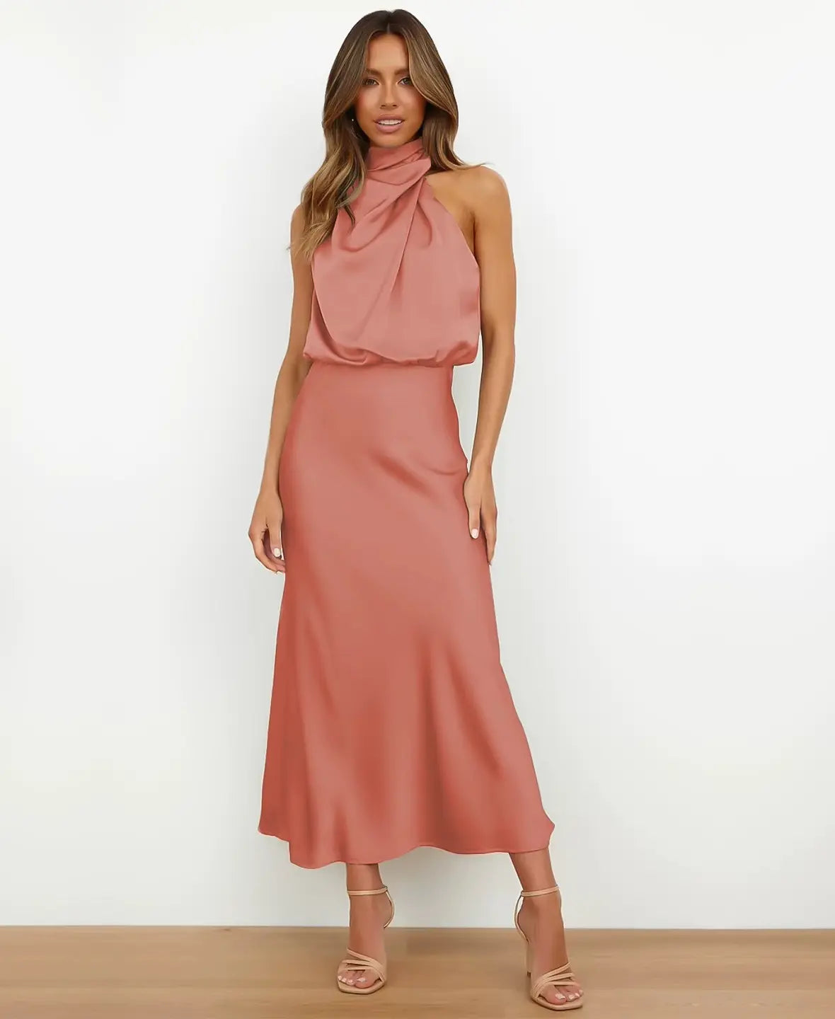 SATIN DRESS
