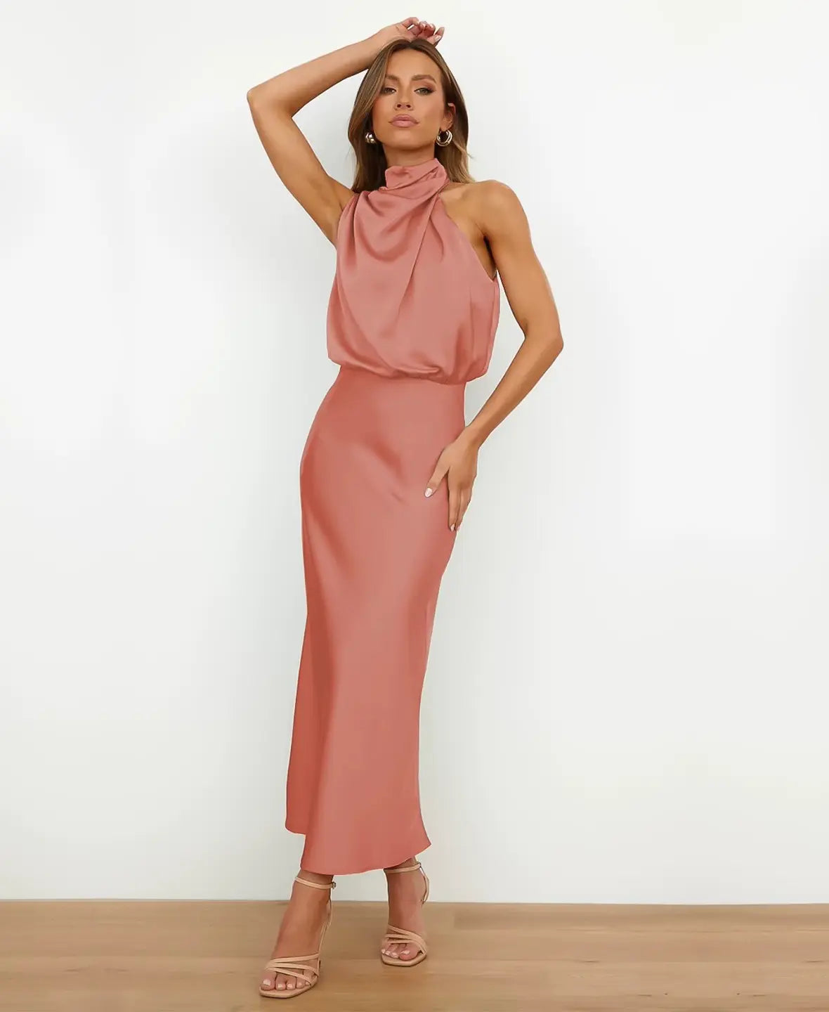 SATIN DRESS