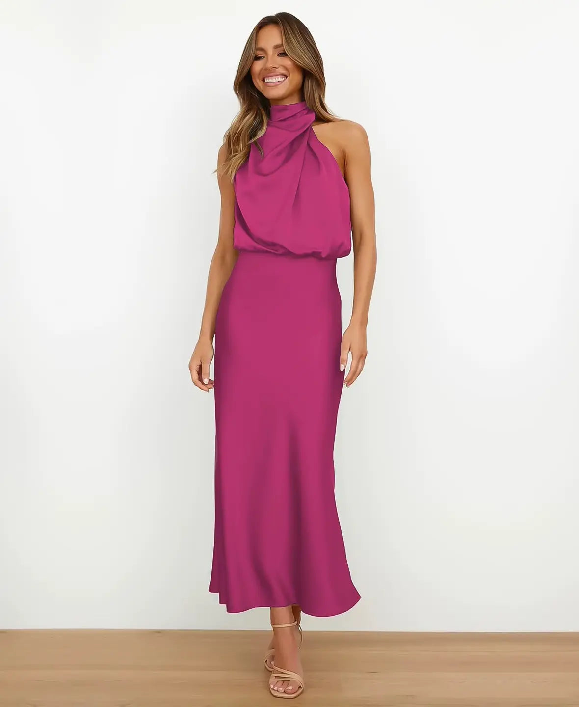 SATIN DRESS