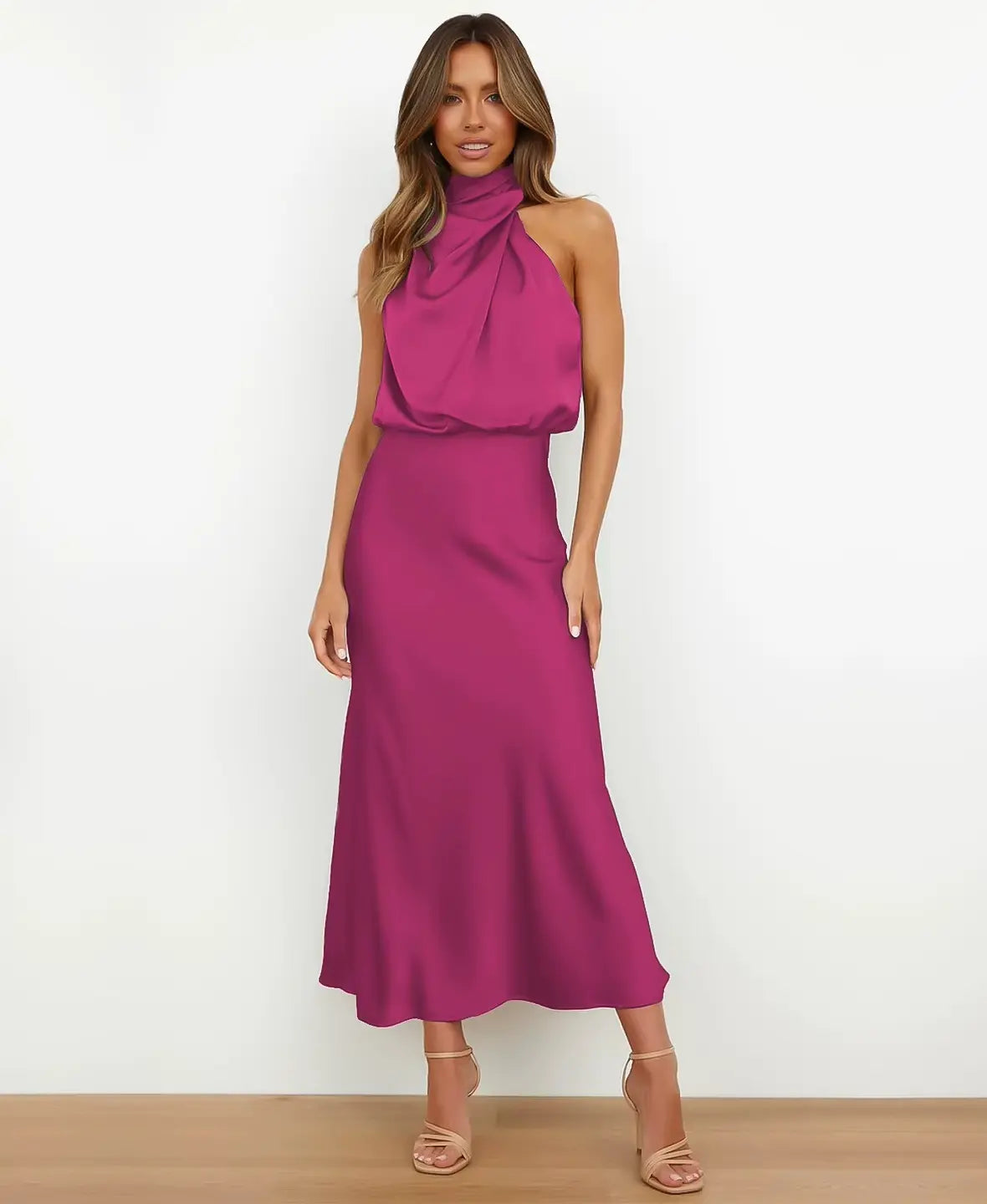 SATIN DRESS
