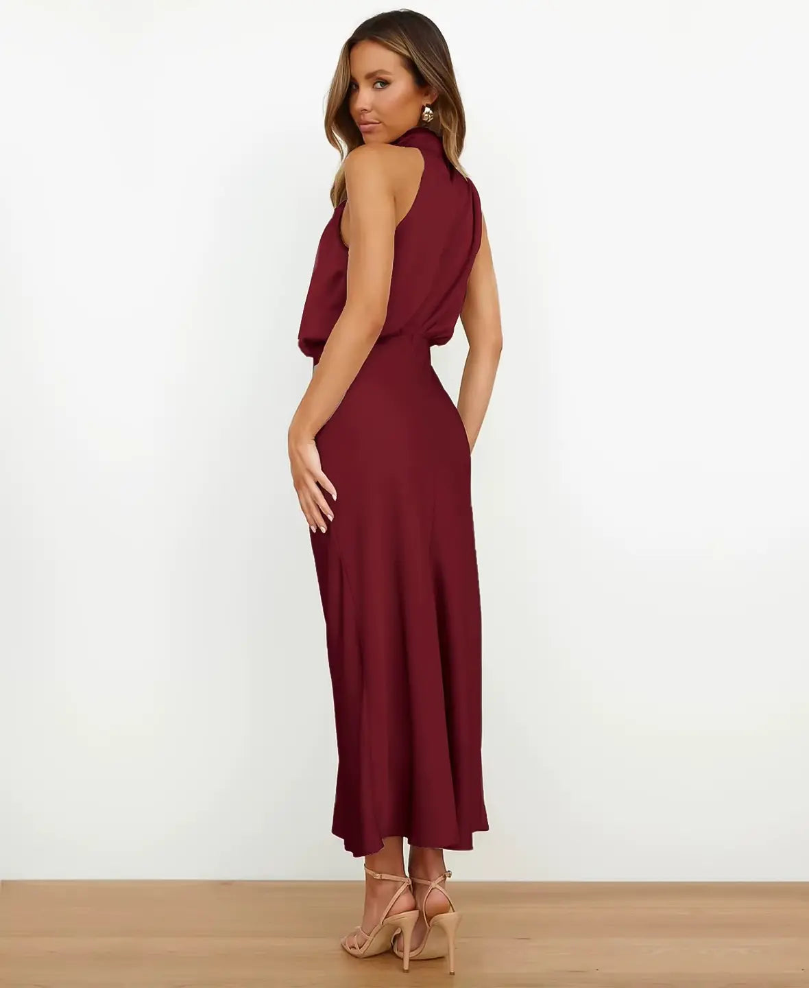 SATIN DRESS