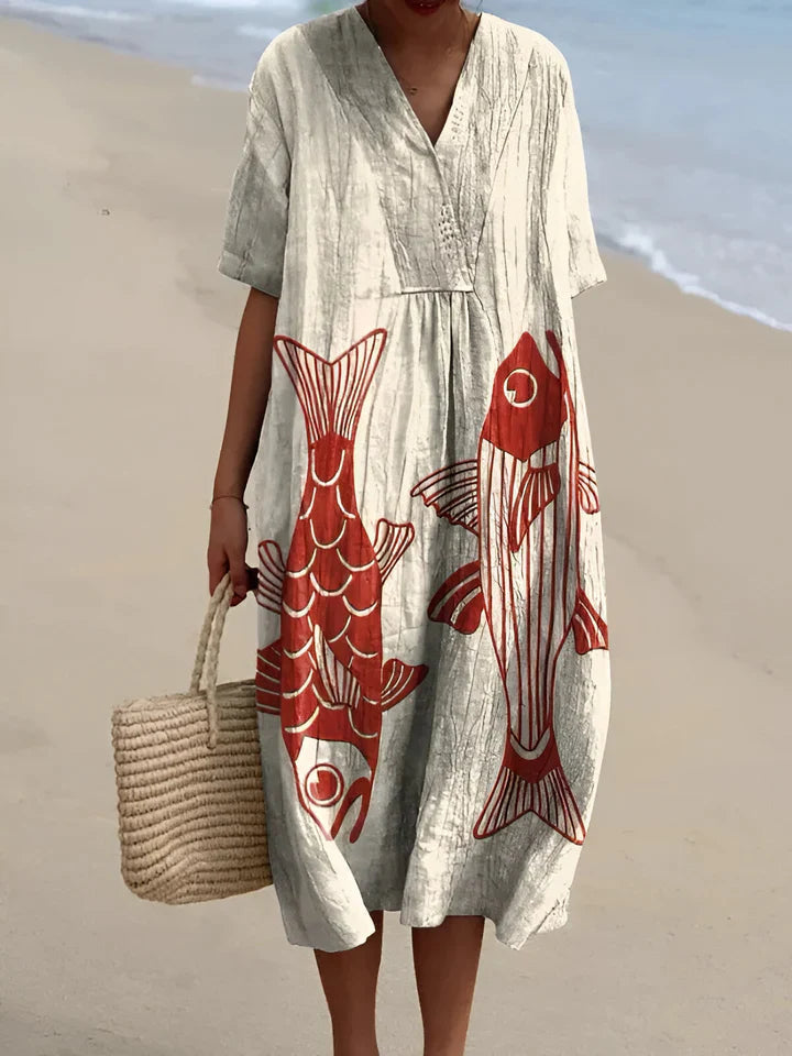 Olalla – Zomerse Jurk met Print