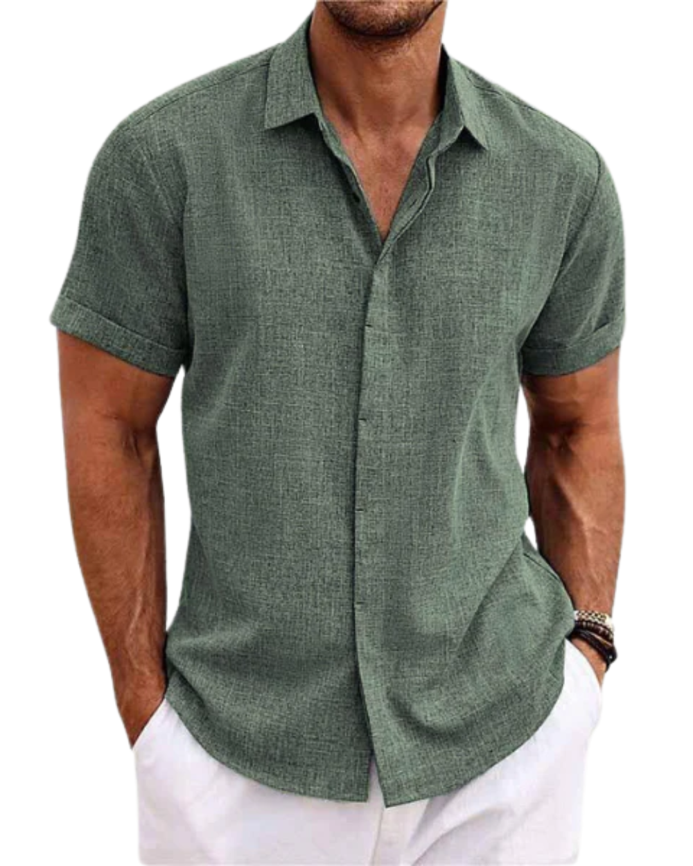 The Label ™ | Barcelona linnen zomeroverhemd