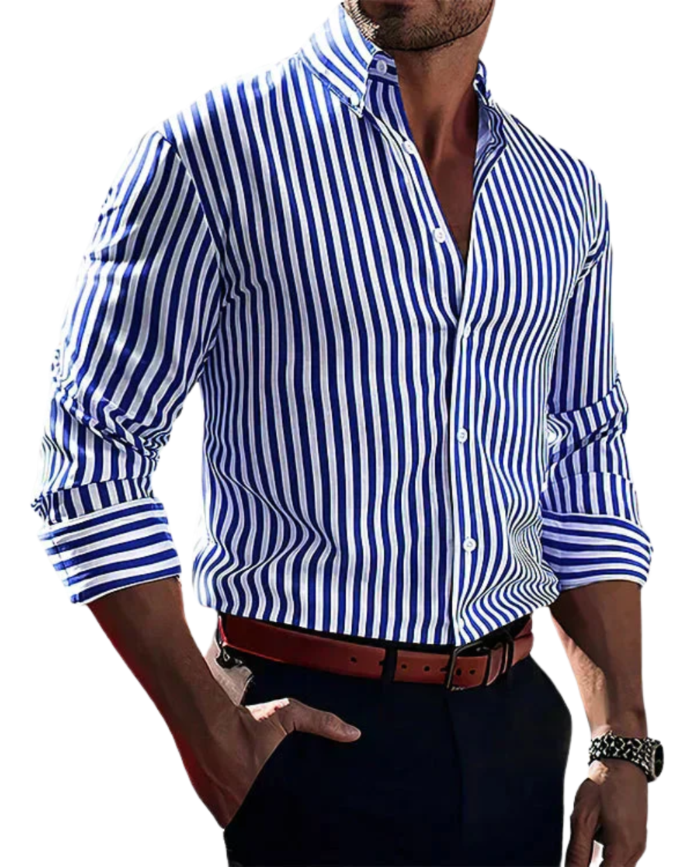 The Label ™ | Elegant gestreept overhemd
