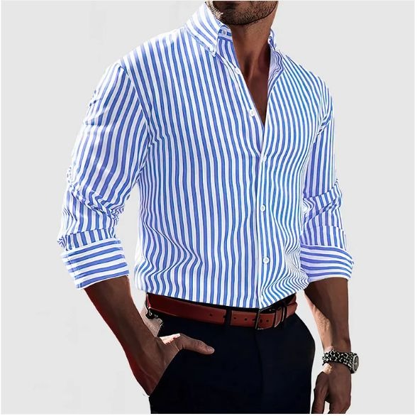 The Label ™ | Elegant gestreept overhemd