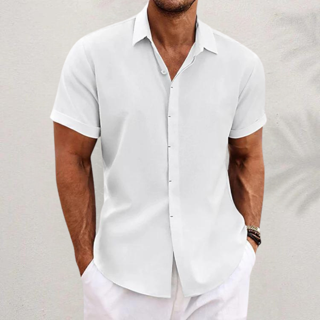 The Label ™ | Barcelona linnen zomeroverhemd