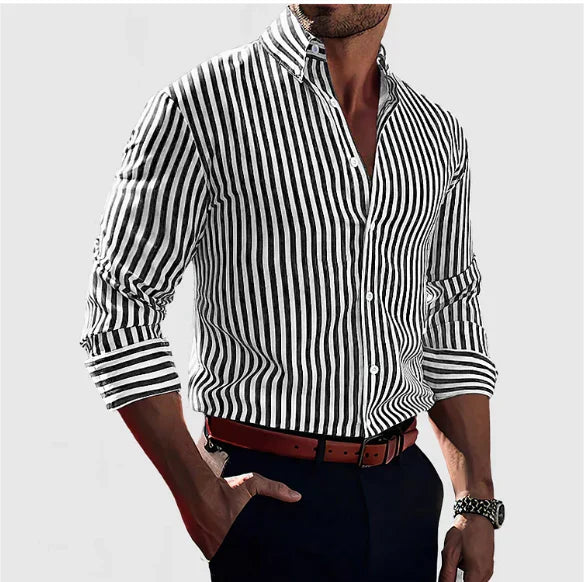 The Label ™ | Elegant gestreept overhemd
